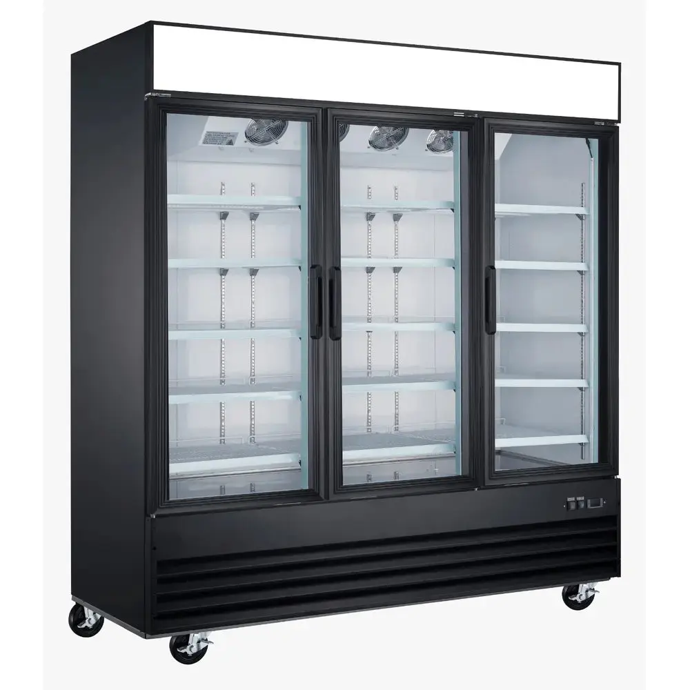 SD1.9L3-HC Three Glass Door Freezer - 79.5" Width